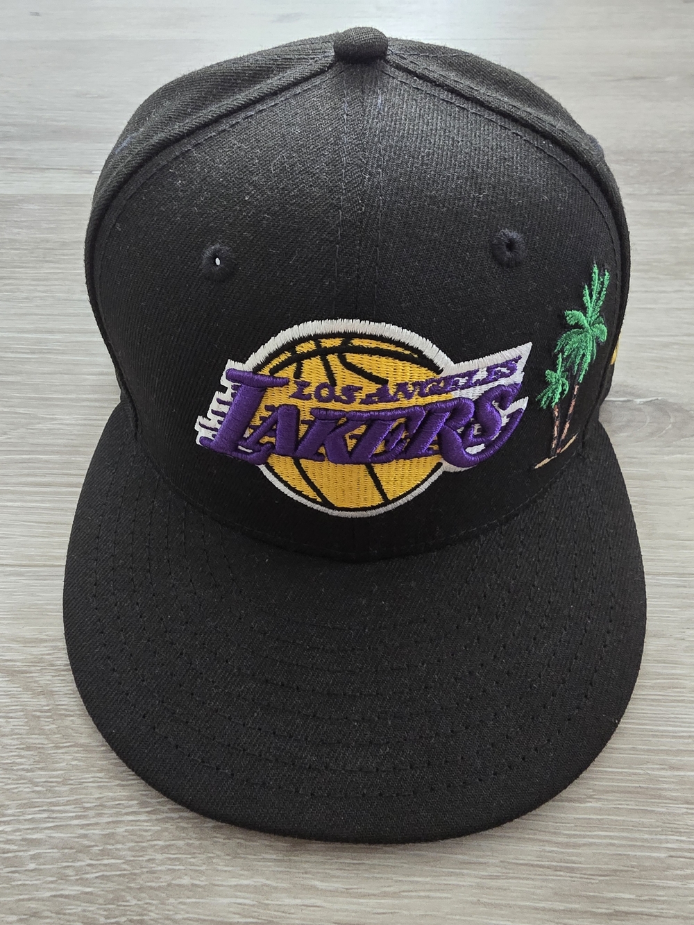 Los Angeles Lakers New Era Fitted Hat Size 7 1/2 2020 Championship Patch 🌴